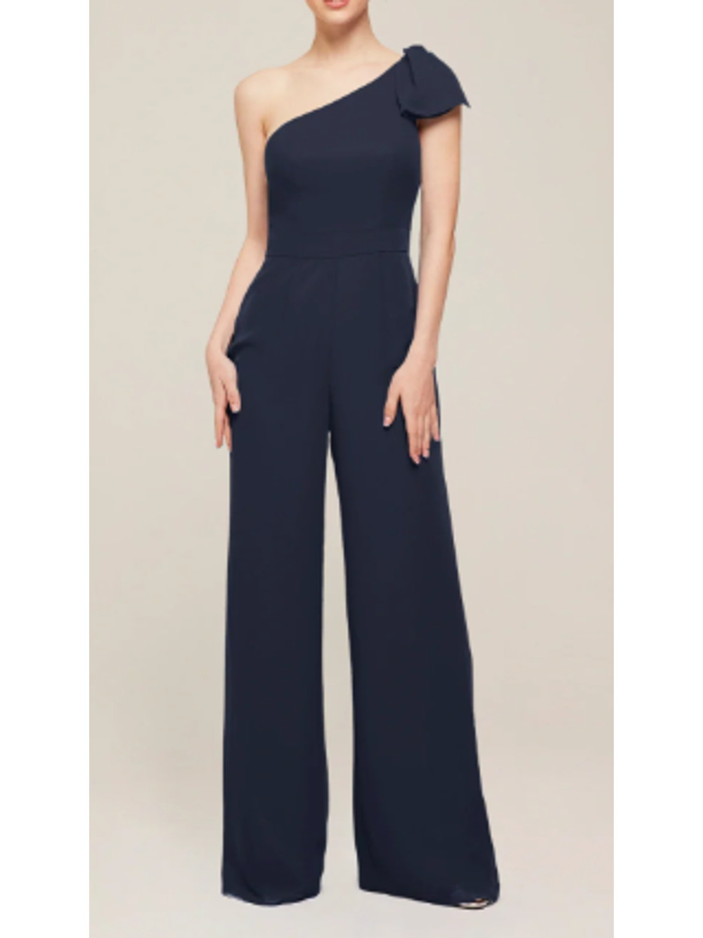 AW BRIDAL SZ 2 XS dark navy blue Basil Formal Elegance Classic Jumpsuit New 0B2